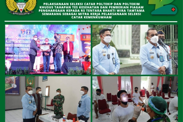 RST Bhakti Wira Tamtama Semarang Mendapatkan Penghargaan Kemitraan dari Kementrian Hukum dan Hak Asasi Manusia Kanwil Propinsi Jawa Tengah.