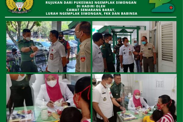 Pemeriksaan Pasien Stunting dan Wasting Rujukan sari Pukesmas Ngemplak Simongan di Hadiri Oleh Camat Semarang Barat, Lurah Ngemplak Simongan, FKK dan Babinsa