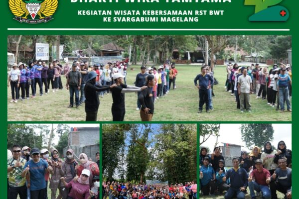 Kegiatan Wisata Kebersamaan RST Bhakti Wira Tamtama  Semarang  ke Kawasan Svargabumi Magelang