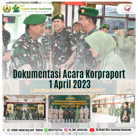 Acara Korps Rapot Kenaikan Pangkat bertempat di Aula Makesdam IV/ Diponegoro