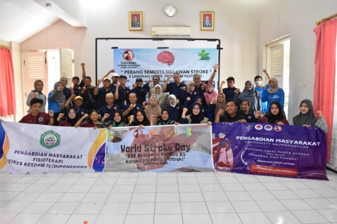 Peringati Hari Stroke Dunia, Yayasan Stroke Indonesia Semarang Gelar Acara Edukasi dan Pemeriksaan Kesehatan di RS Bhakti Wira Tamtama