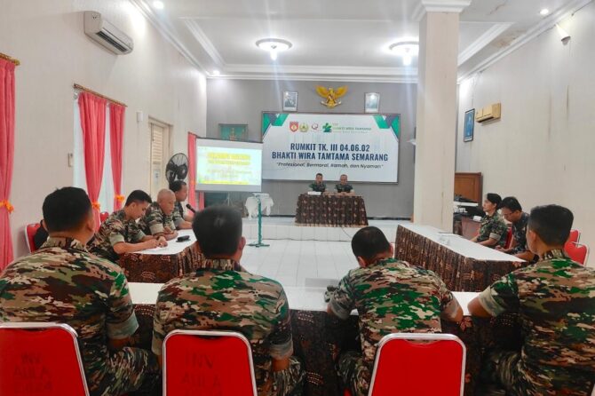 Giat Reviu LKIP Satker Jajaran Kodam IV/Dip TA 2024
