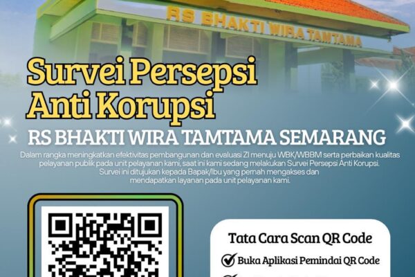 SURVEI PERSEPSI ANTI KORUPSI RS BHAKTI WIRA TAMTAMA