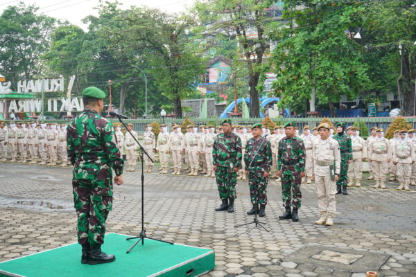 Upacara Bendera di RS Bhakti Wira Tamtama, Anggota Ikuti dengan Penuh Khidmat