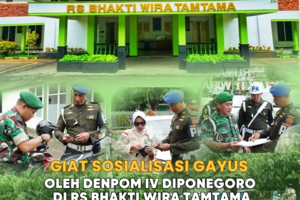 Sosialisasi Ops Gayus oleh Denpom IV/Diponegoro TA 2026 dan Pemeriksaan Dalam Satuan di RS Bhakti Wira Tamtama