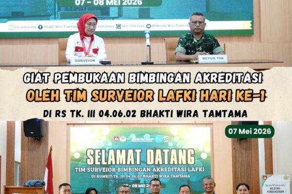 Optimisme Raih Paripurna: RS Bhakti Wira Tamtama Semarang Gelar Bimbingan Pra-Akreditasi Bersama LAFKI